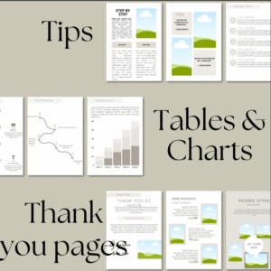 Canva eBook Template, Course WorkBook Template, 150 ebook template.