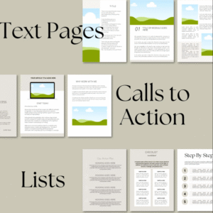 Canva eBook Template, Course WorkBook Template, 150 ebook template.