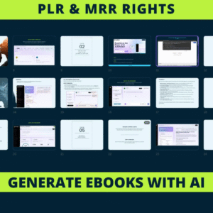 New Generate a complete eBook with AI, step-by-step